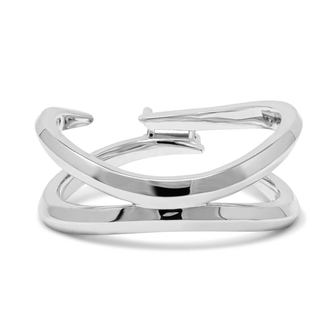 Dew Ring in Rhodium-Plated Sterling Silver